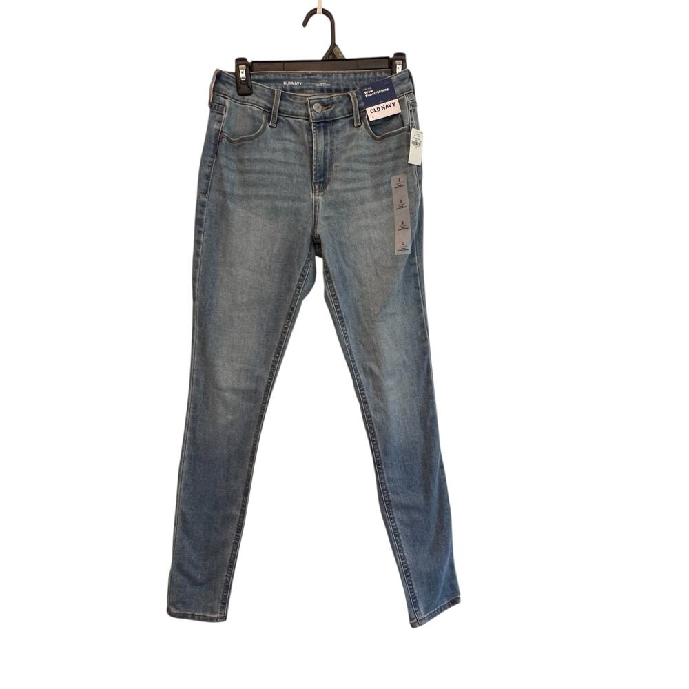 Old Navy High-Rise Wow Super Skinny Jeans Women’s Size 2 Light Wash Stretch